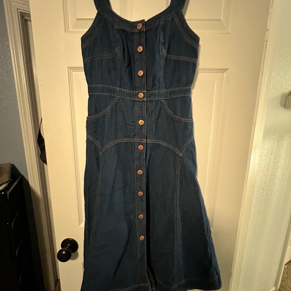 Sonoma Blue Denim Midi Dress
